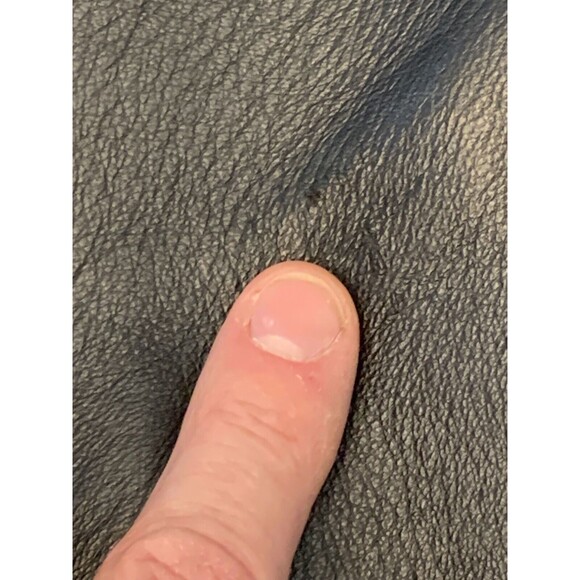 Antica Pelleria Leather Jacket Womens XL VTG Trench Coat Italian Soft - Picture 9 of 10